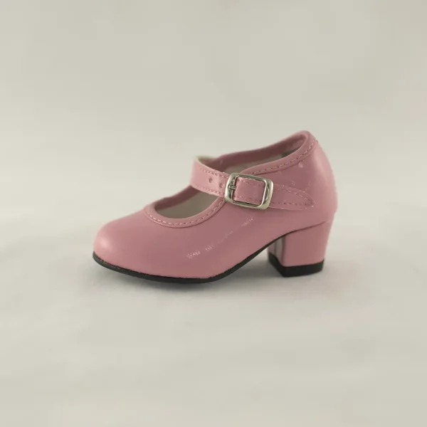 PEKES Zapato flamenca rosa niña